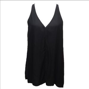 James Perse Black Tank Sz Large